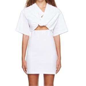 JACQUEMUS
White Le Chouchou 'La Robe T-Shirt Bahia' Minidress